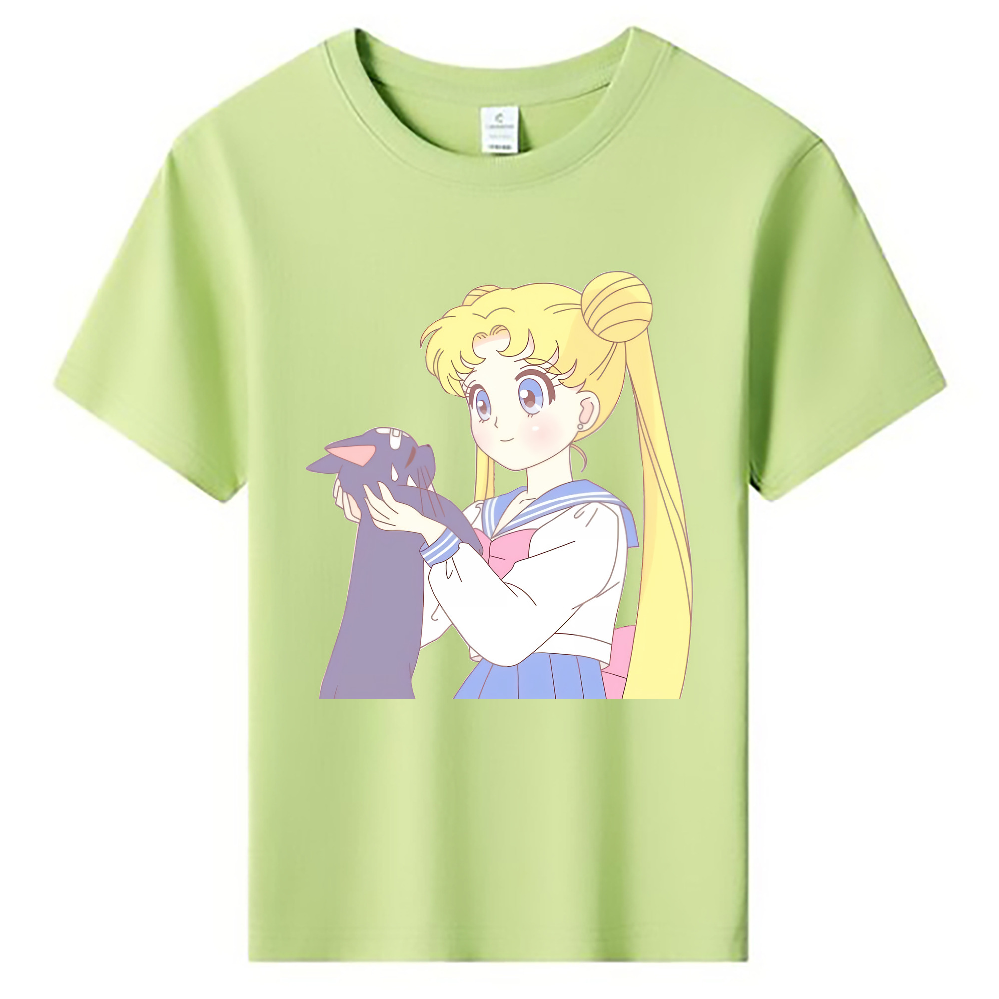 （画像用） 美少女戦士セーラームーン 愛野 美奈子 あいの みなこ Sailor Moon Aino Minako 綿100％キッズTシャツ（フロントプリント）